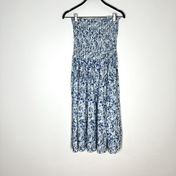 The Great. SET Sz 0 / XS Light Sky Pressed Floral The Knoll Skirt & Wren Top - Picture 10 of 16